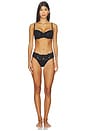 view 4 of 4 Romanza Balconette Bra in Black