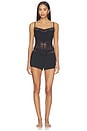 view 1 of 7 Carmela Cami & Boxer Pajama Set in Black