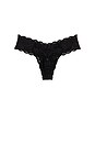 view 1 of 2 Never Say Never Cutie 3 Pack Thong in Black