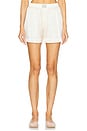 view 1 of 6 La Boxer Classica Silk Short in Cream