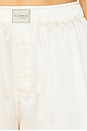 view 6 of 6 La Boxer Classica Silk Short in Cream