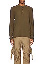 view 4 of 5 The Hendrix Henley in Olive