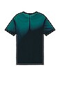 view 2 of 3 the Prince Tee in Teal Blue Cast