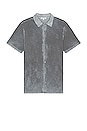 view 1 of 3 Presley Short Sleeve Buttondown in Vintage Natural Blue