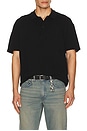 view 3 of 4 Lennon Polo Tee in Jet Black