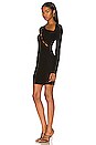 view 3 of 4 Capri Cut Out Dress in Jet Black
