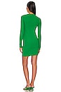 view 3 of 4 Capri Cut Out Dress in Kelly Green