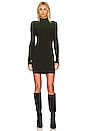 view 1 of 4 The Ibiza Mini Dress in Forest Green Cast