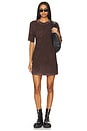 view 1 of 3 The Tokyo Tee Mini Dress in Vintage Chocolate