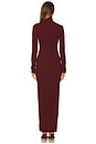 view 3 of 3 x REVOLVE Verona Turtleneck Maxi Dress in Oxblood