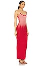 view 2 of 3 Verona Spaghetti Maxi Dress in Crimson Cast
