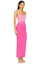 view 2 of 3 The Verona Spaghetti Maxi Dress in Cerise Cast