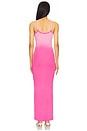 view 3 of 3 The Verona Spaghetti Maxi Dress in Cerise Cast