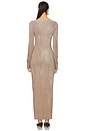 view 3 of 3 Marbella Long Sleeve Maxi Dress in Vintage Dove