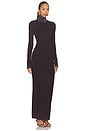 view 2 of 3 Verona Turtleneck Maxi Dress in Vintage Eggplant