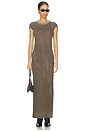 view 1 of 3 Marbella Tee Maxi Dress in Vintage Taupe