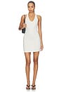 view 1 of 3 The Verona Racerback Mini Dress in Bone