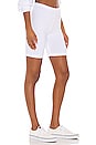 view 2 of 4 The Milan Biker Short in White