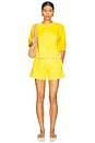 view 5 of 6 Roma Short in Vintage Yellow