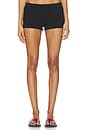 view 1 of 6 The Roma Hot Short in Jet Black