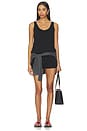 view 5 of 6 The Roma Hot Short in Jet Black