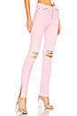 view 1 of 4 High Split Jean in Light Pink