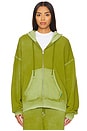 view 2 of 5 Boston Zip Hoodie in Vintage Matcha
