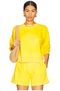 view 1 of 4 Roma Crew in Vintage Yellow