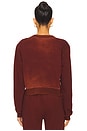 view 3 of 4 Roma Crew Sweatshirt in Vintage Red Wine