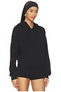 view 2 of 4 The Roma Hoodie in Jet Black