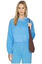 view 1 of 4 The Roma Hoodie in Vintage Azure Blue