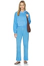view 4 of 4 The Roma Hoodie in Vintage Azure Blue