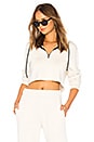 view 1 of 4 Brooklyn Crop Hoodie in Cream