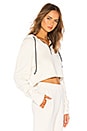 view 2 of 4 Brooklyn Crop Hoodie in Cream