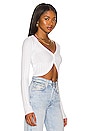 view 2 of 4 Capri Crop Cardigan in White