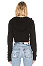 view 3 of 4 Athletic Crop Hoodie in Black
