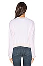 view 3 of 4 Milan Cropped Sweatshirt in Rose