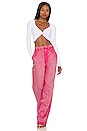 view 4 of 4 The London Relaxed Pant in Sun Faded Pink