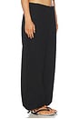view 2 of 6 The Santorini Drawstring Pant in Jet Black