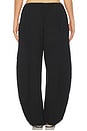 view 4 of 6 The Santorini Drawstring Pant in Jet Black