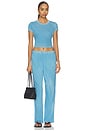 view 5 of 6 The Standard Pant in Vintage Azure Blue