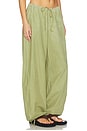 view 2 of 6 PANTALÓN CORDÓN THE SANTORINI in Vintage Honeydew