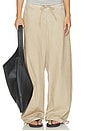 view 1 of 7 PANTALÓN CORDÓN THE SANTORINI in Vintage French Beige
