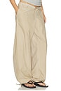view 3 of 7 PANTALÓN CORDÓN THE SANTORINI in Vintage French Beige