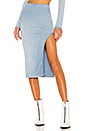 view 1 of 4 x REVOLVE Melbourne Midi Skirt With Slit in Desert Sky Dawn Blue