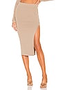 view 1 of 5 x REVOLVE Melbourne Midi Skirt With Slit in Sand Dollar