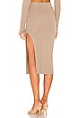 view 3 of 5 x REVOLVE Melbourne Midi Skirt With Slit in Sand Dollar