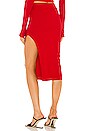 view 3 of 4 x REVOLVE Melbourne Midi Skirt in Cherry