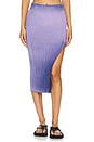 view 1 of 4 The Melbourne Midi Skirt in Lilac Mix