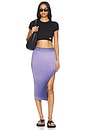 view 4 of 4 The Melbourne Midi Skirt in Lilac Mix